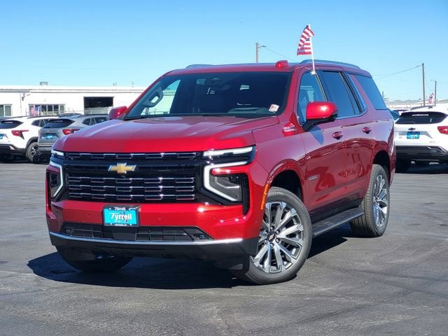 2026 Chevrolet Tahoe High Country in Radiant Red Tintcoat — front three-quarter view