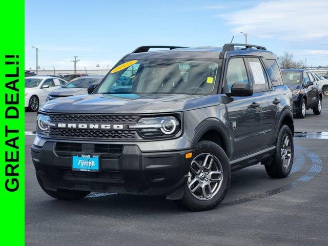 2025 Ford Bronco Sport Big Bend in Carbonized Gray Metallic — front three-quarter view