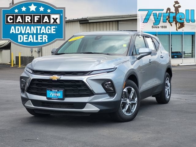 2025 Chevrolet Blazer 2LT in Sterling Gray Metallic — front three-quarter view