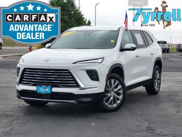 2025 Buick Enclave Preferred in Summit White — front three-quarter view